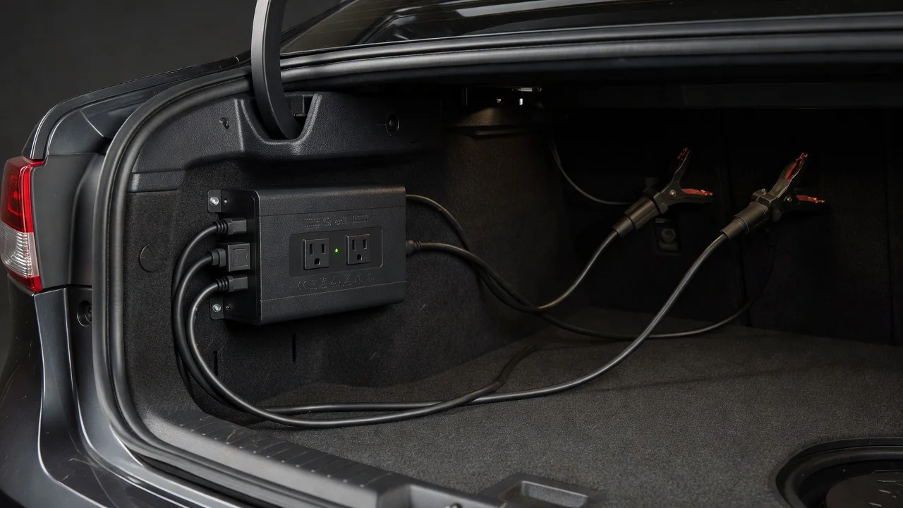 Przetwornica napięcia 12V/230V w aucie: co można podłączyć, a co spali bezpieczn