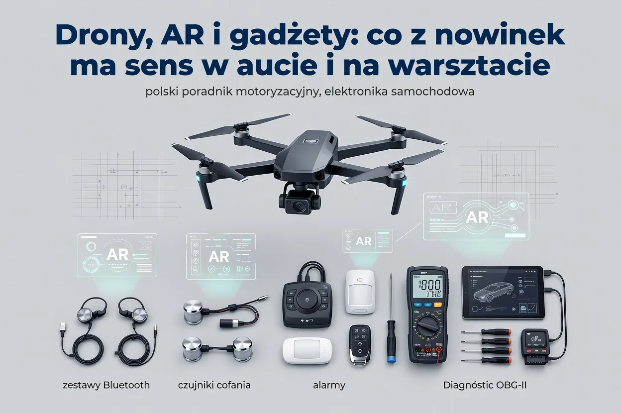 Drony, AR i gadżety: co z nowinek ma sens w aucie i na warsztacie